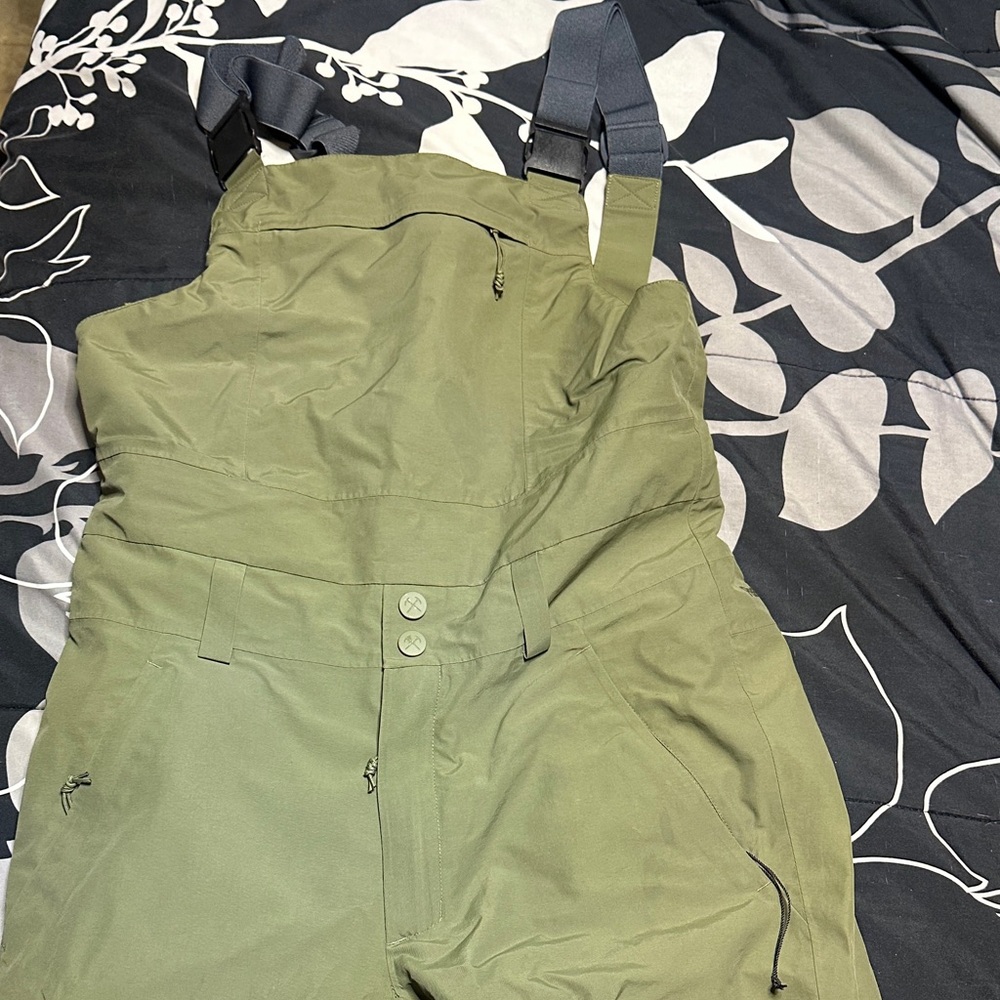 REI Green Overalls with Adjustable Straps